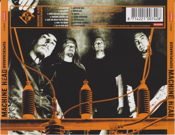 MACHINE HEAD – SUPERCHARGER (2001) - CD AMBALAJINDA SIFIR