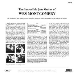 WES MONTGOMERY - THE INCREDIBLE JAZZ GUITAR (1960) - LP 180GR 2015 EDITION SIFIR PLAK
