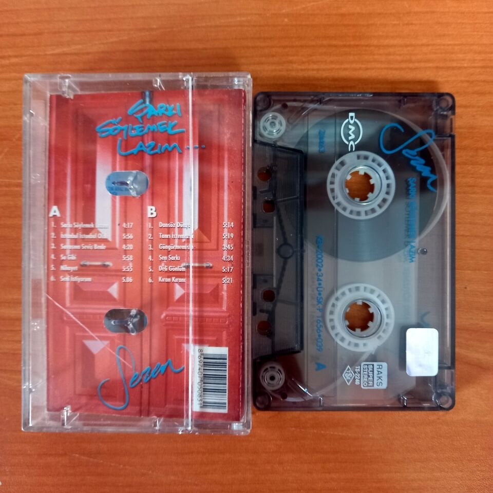 SEZEN AKSU - ŞARKI SÖYLEMEK LAZIM (2002) - KASET 2.EL