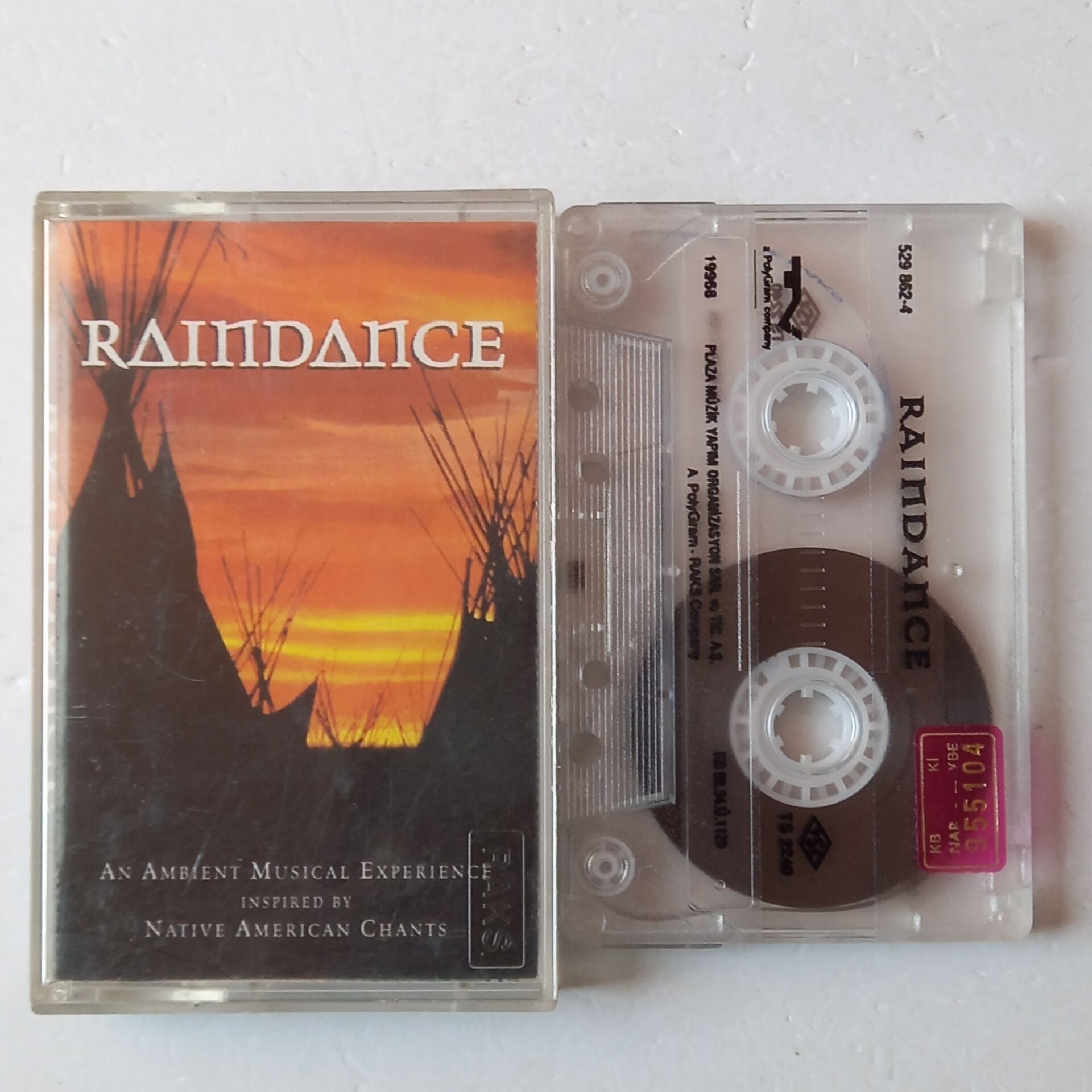 RAINDANCE - AMBIENT MUSICAL EXPERIENCE INSPIRED BY NATIVE AMERICAN CHANTS (1998) - KASET 2.EL