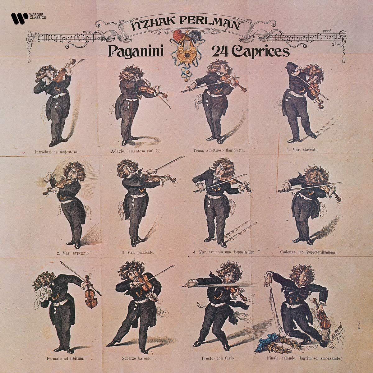 PAGANINI - 24 CAPRICES / ITZHAK PEARLMAN (1972) - 2xLP 2020 EDITION SIFIR PLAK