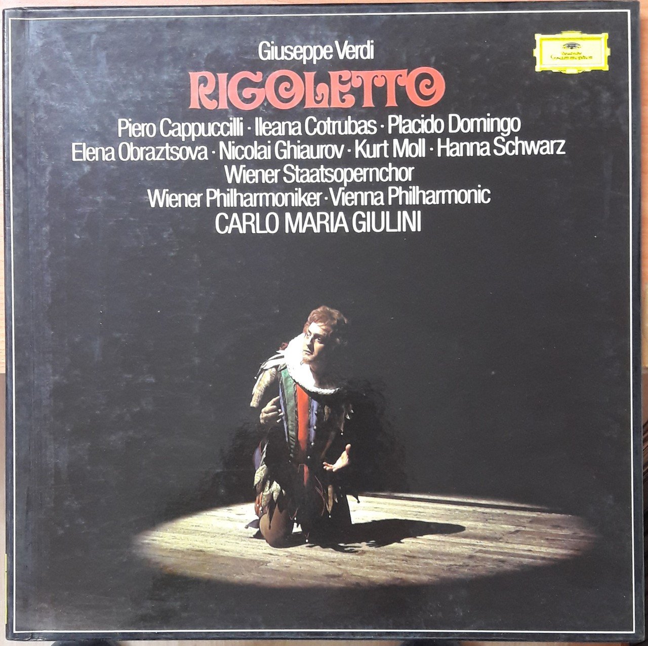 VERDI: RIGOLETTO, CAPPUCCILLI, COTRUBAS, WIENER PHILHARMONIKER, CARLO MARIA GIULINI - 3PLAK 2.EL BOXSET