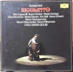 VERDI: RIGOLETTO, CAPPUCCILLI, COTRUBAS, WIENER PHILHARMONIKER, CARLO MARIA GIULINI - 3PLAK 2.EL BOXSET