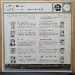 BOYS! BOYS! BOYS! / A VOCAL SPECTACULAR / JOHN GABRIEL, BILLY DANIELS, MEL TORME, CURT MASSEY (1959) - LP 2.EL PLAK