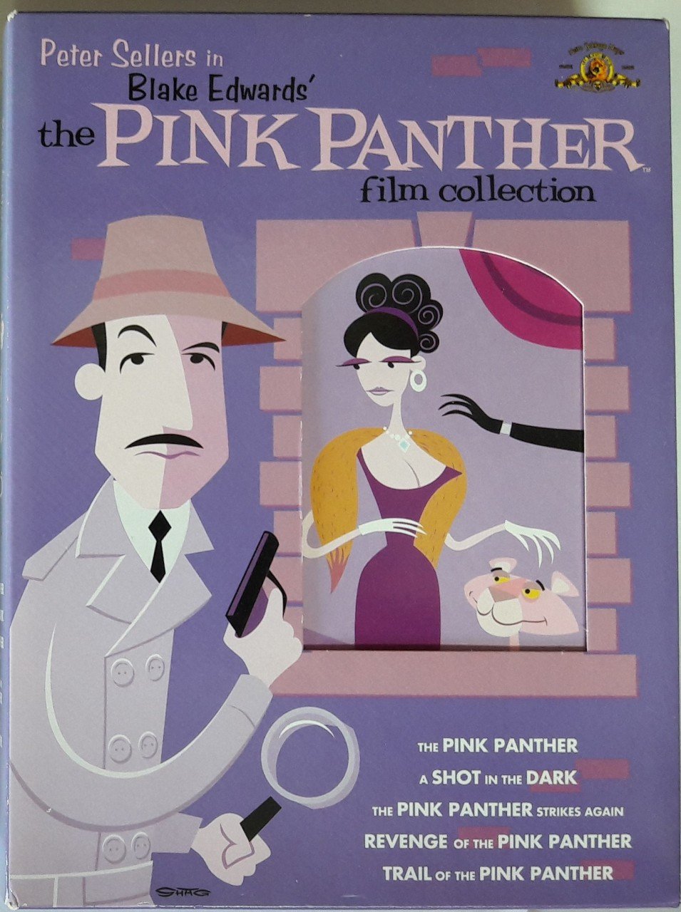 PINK PANTHER FILM COLLECTION - PETER SELLERS - BLAKE EDWARDS - 6DVD 2.EL