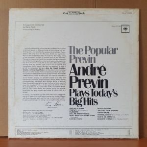 ANDRE PREVIN - PLAYS TODAY'S BIG HITS (1965) - LP 2.EL PLAK