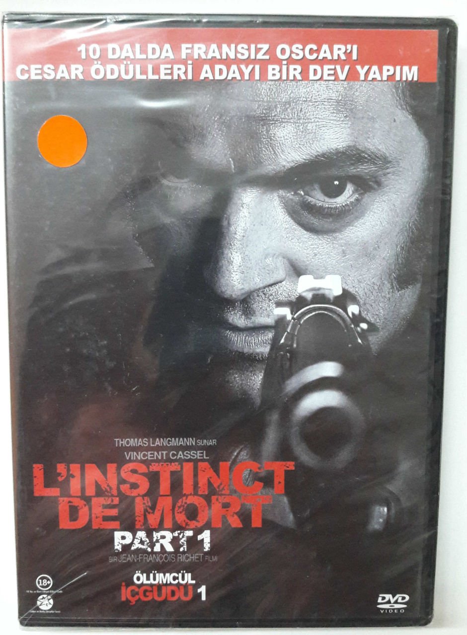 ÖLÜMCÜL İÇGÜDÜ 1 - L'INSTINCT DE MORT PART 1 - VINCENT CASSEL - DVD 2.EL