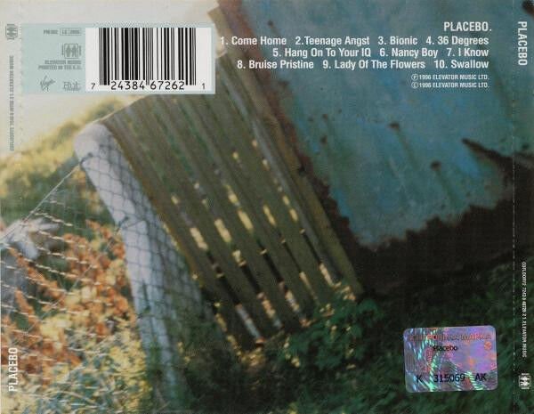 PLACEBO – PLACEBO (1996) - CD REISSUE AMBALAJINDA SIFIR