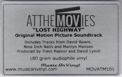 LOST HIGHWAY - SOUNDTRACK (1996) - 2LP SIFIR PLAK