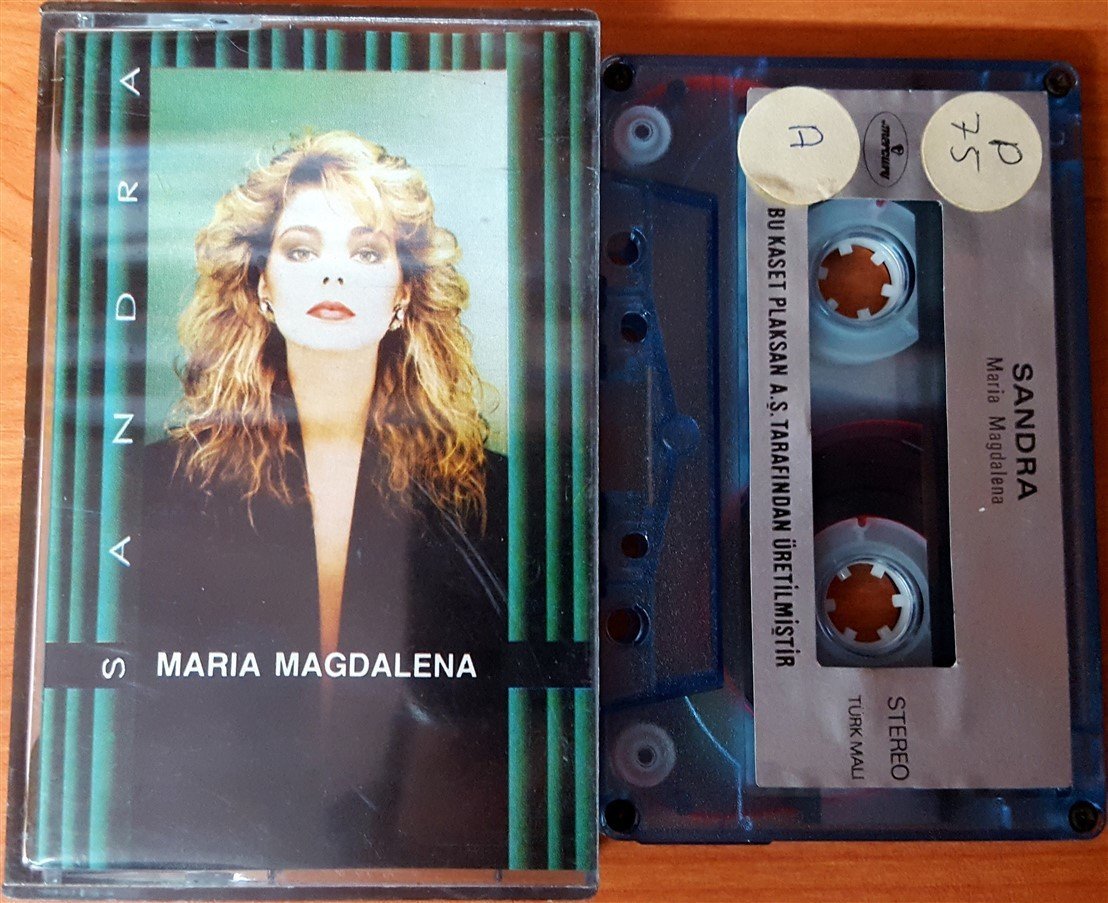 SANDRA - MARIA MAGDALENA CASSETTE MADE IN TURKEY ''USED'' PAPER LABEL