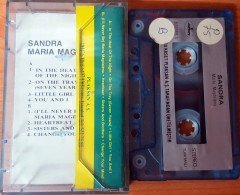 SANDRA - MARIA MAGDALENA CASSETTE MADE IN TURKEY ''USED'' PAPER LABEL