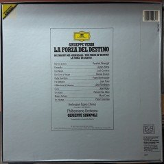 VERDI: LA FORZA DEL DESTINO, PLOWRIGHT, BALTSA, PHILHARMONIA ORCHESTRA, GIUSEPPE SINOPOLI - 3PLAK 2.EL BOXSET
