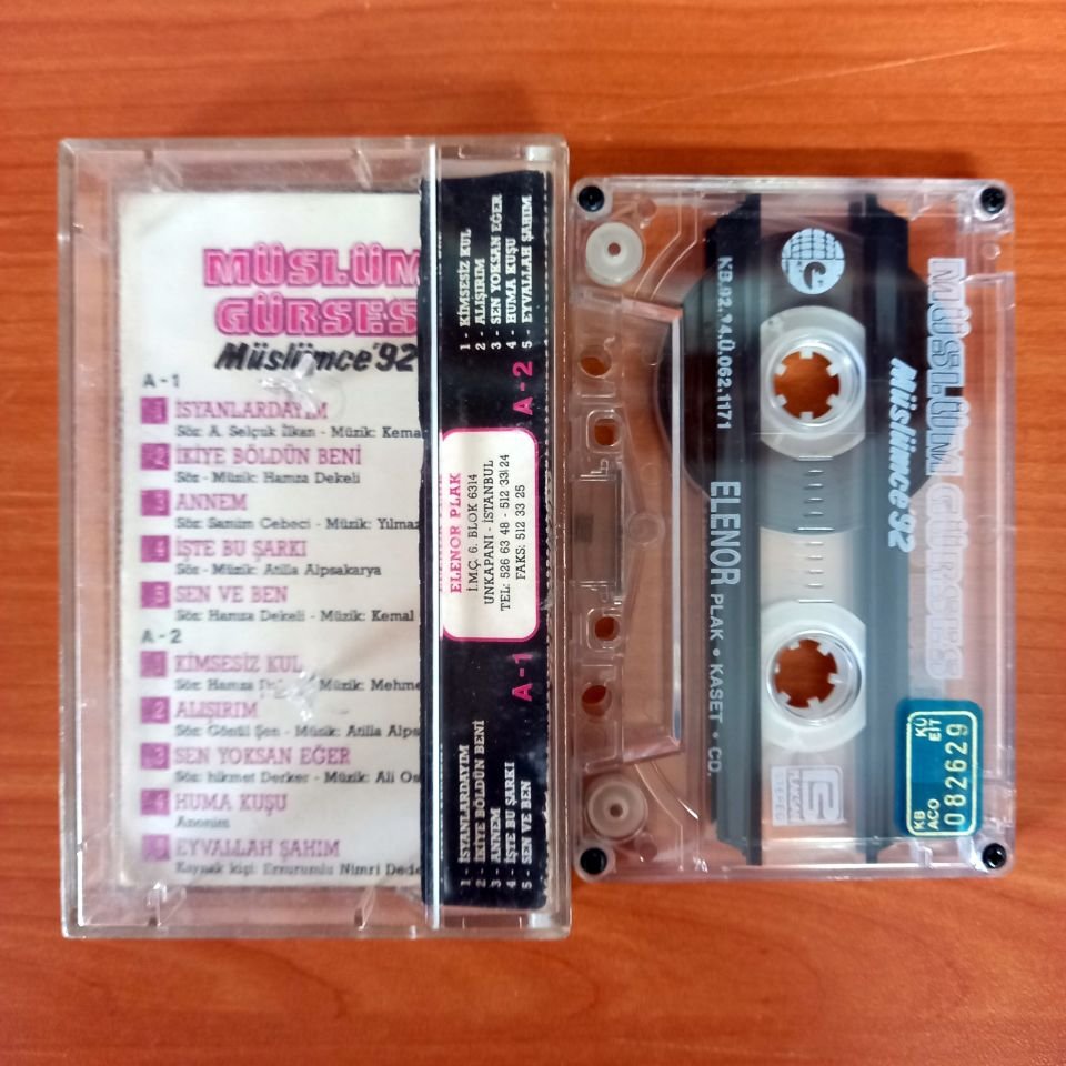MÜSLÜM GÜRSES - MÜSLÜMCE '92 (1992) - KASET 2.EL
