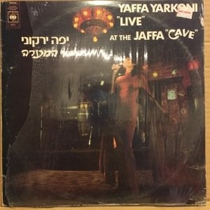 YAFFA YARKONI - LIVE AT THE JAFFA CAVE (1973) - LP JEWISH / İBRANİCE 2.EL PLAK
