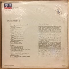 JOAN SUTHERLAND LES PREMIERS ENREGISTREMENTS 1981 2.EL PLAK