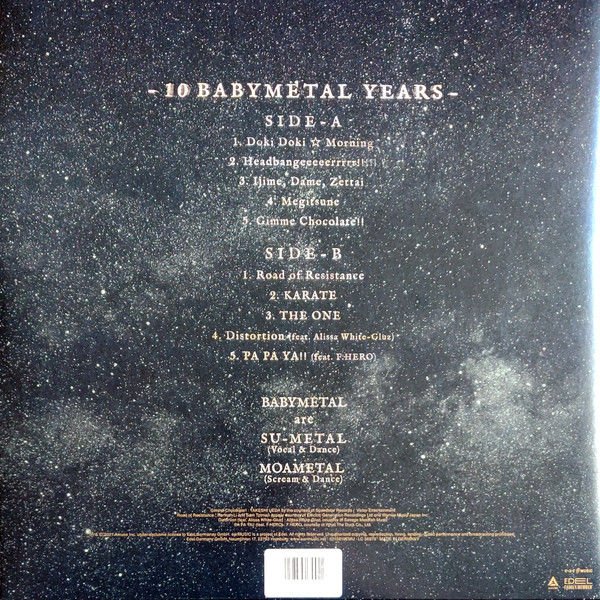 BABYMETAL - 10 BABYMETAL YEARS (2021) - LP SIFIR PLAK