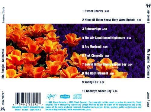 MR. BUNGLE – CALIFORNIA (1999) - CD REISSUE JEWEL CASE AMBALAJINDA SIFIR