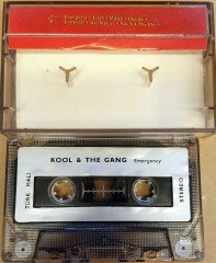 KOOL & THE GANG - EMERGENCY CASSETTE MADE IN TURKEY ''USED'' PAPER LABEL
