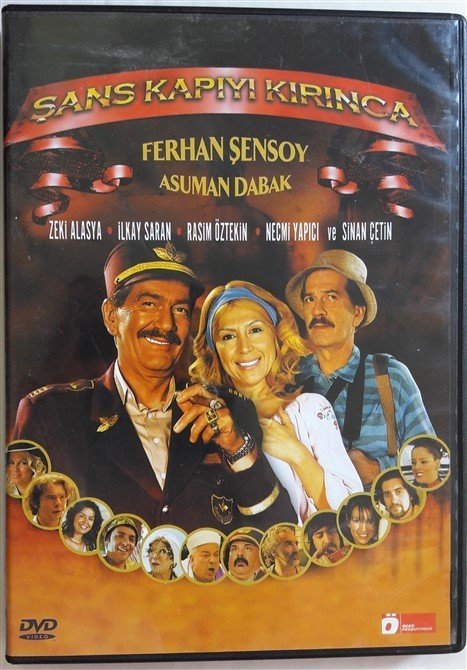 ŞANS KAPIYI KIRINCA - FERHAN ŞENSOY - ASUMAN DABAK - TAYFUN GÜNEYER - DVD 2.EL