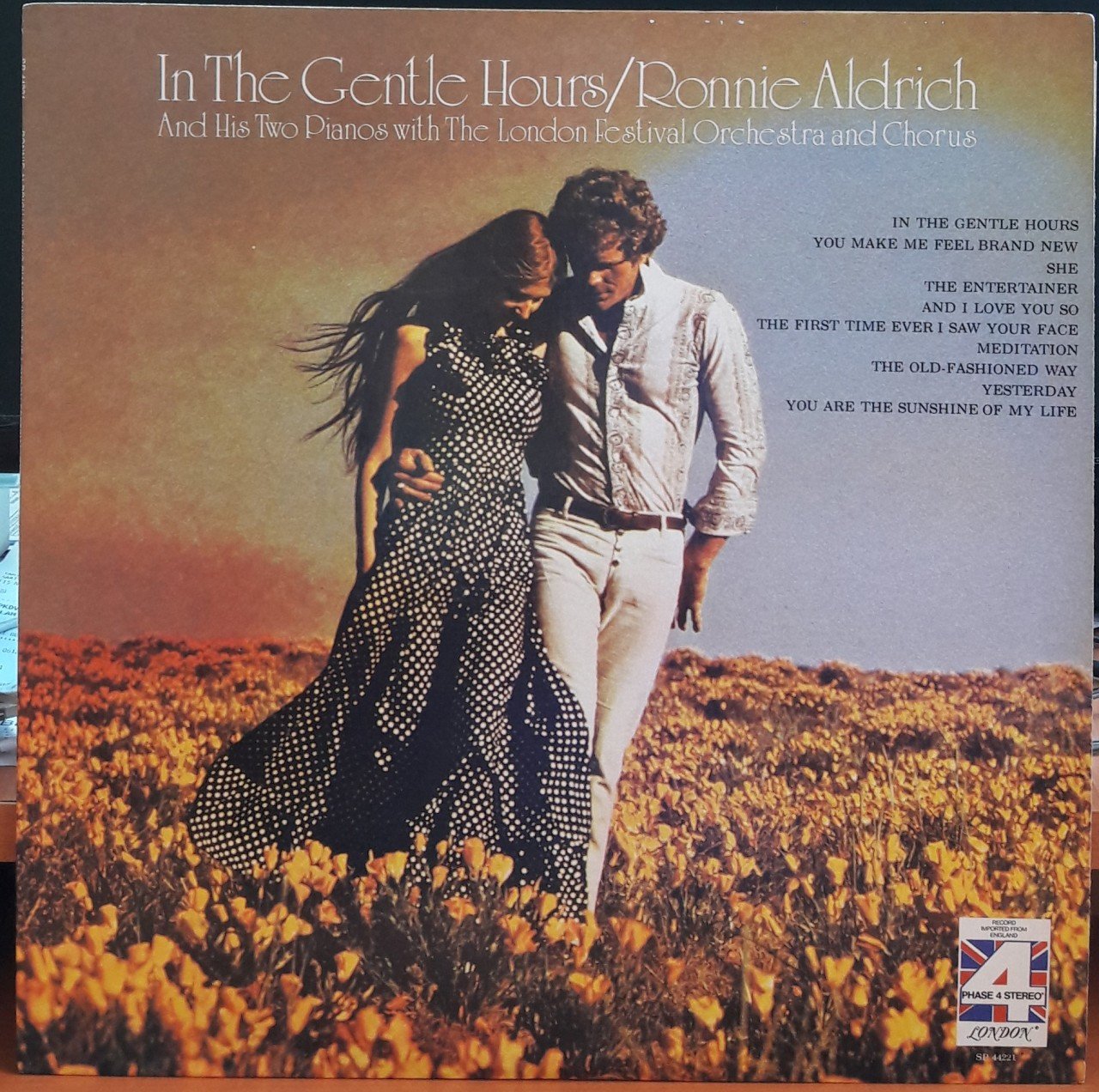 IN THE GENTLE HOURS - RONNIE ALDRICH - PLAK 2.EL LONDON PHASE 4 STEREO