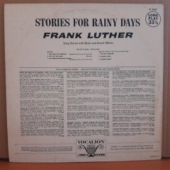 STORIES FOR RAINY DAYS - FRANK LUTHER - LP 2.EL PLAK