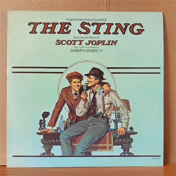 THE STING SOUNDTRACK - SCOTT JOPLIN, MARVIN HAMLISCH (1974) - LP 2.EL PLAK