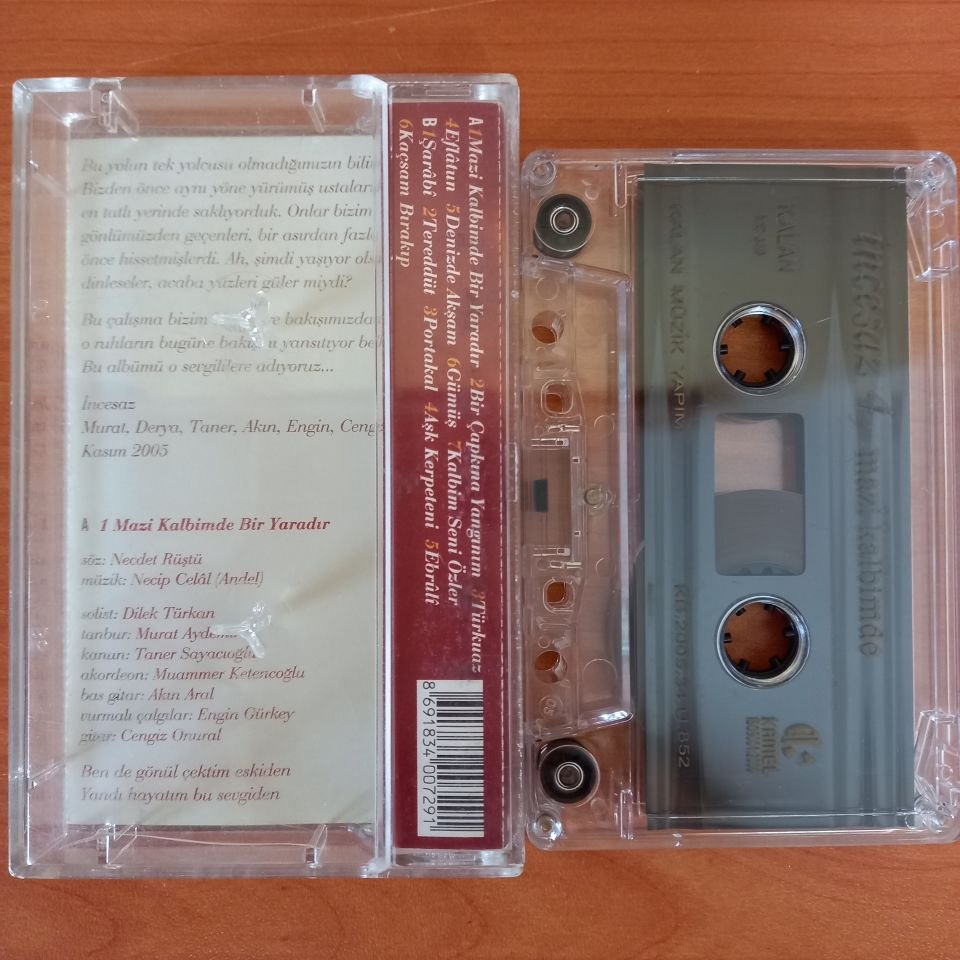 İNCESAZ - MAZİ KALBİMDE (2005) - KASET 2. EL
