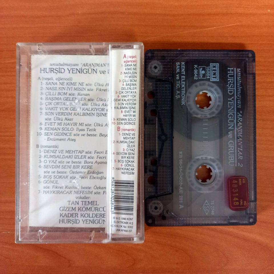 HURŞİD YENİGÜN VE GRUBU - UNUTULMAYAN ARANJMANLAR 2 (1996) - KASET 2.EL