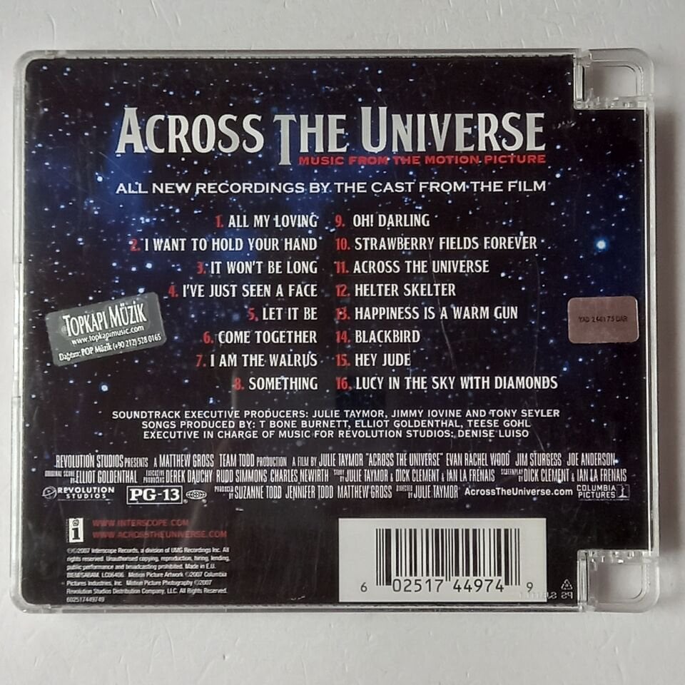 ACROSS THE UNIVERSE / MUSIC FROM THE MOTION PICTURE (2007) - CD 2.EL