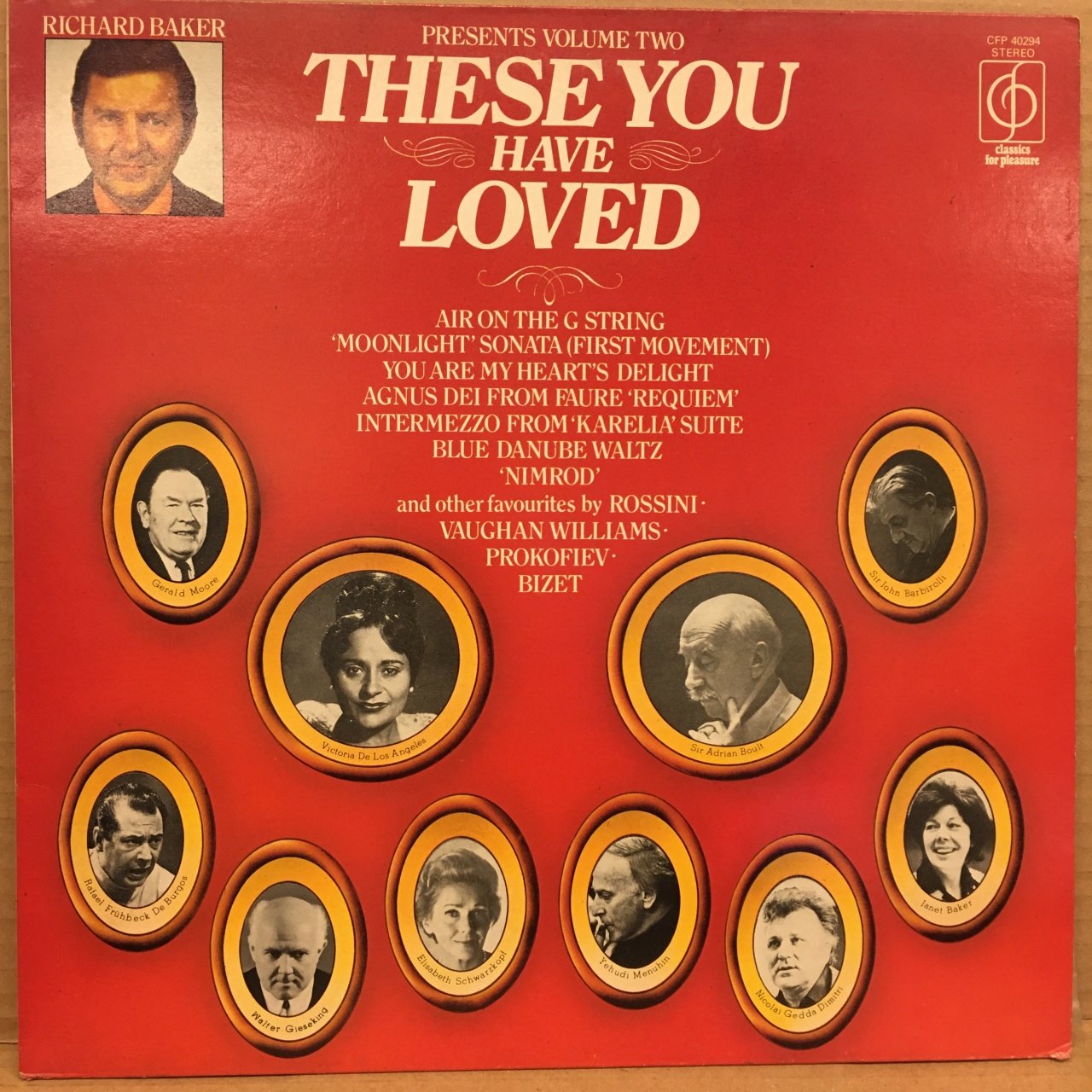 THESE YOU HAVE LOVED VOL.TWO MOONLIGHT SONATA, ENIGMA VARIATIONS, PEARL FISHERS.. 2.EL PLAK