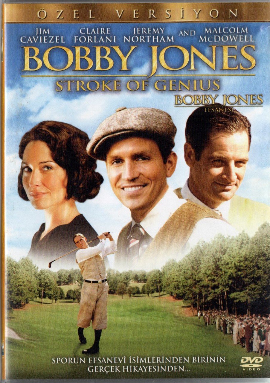 BOBBY JONES STROKE OF GENIUS - BOBBY JONES EFSANESİ - JIM CAVIEZEL - MALCOLM McDOWELL - DVD 2.EL