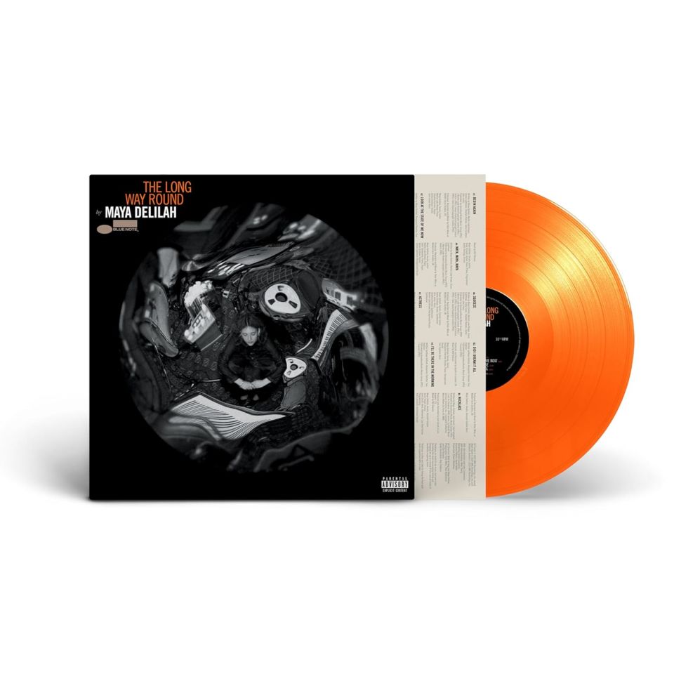 MAYA DELILAH - THE LONG WAY ROUND (2025) - LP SMOOTH POP JAZZ , VOCAL JAZZ BLUE NOTE ORANGE COLOURED EDITION SIFIR PLAK