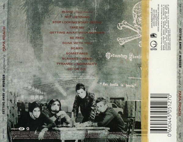 PAPA ROACH – GETTING AWAY WITH MURDER (2004) - CD AMBALAJINDA SIFIR