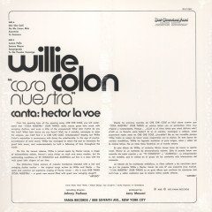 WILLIE COLON - CASA NUESTRA (1969) - LP LATIN SIFIR PLAK