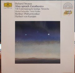 STRAUSS,R.: ALSO SPRACH ZARATHUSTRA, BERLINER PHILHARMONIKER, HERBERT VON KARAJAN - PLAK 2.EL