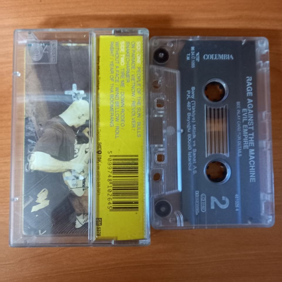 RAGE AGAINST THE MACHINE - EVIL EMPIRE (1996) - KASET 2.EL