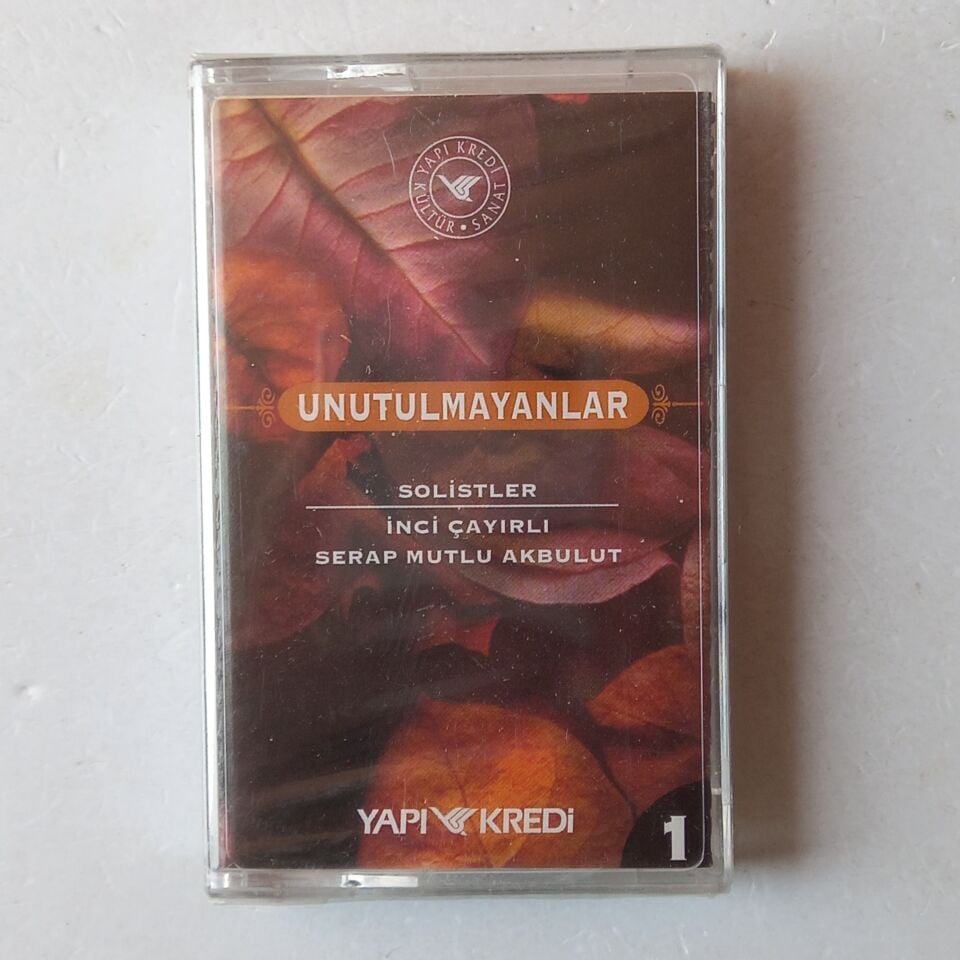 UNUTULMAYANLAR 1 - İNCİ ÇAYIRLI, SERAP MUTLU AKBULUT - KASET AMBALAJINDA SIFIR
