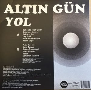 ALTIN GÜN - YOL (2021) - LP SIFIR PLAK