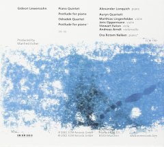 GIDEON LEWENSOHN - ODRADEK (2002) CD ECM NEW SERIES 2.EL