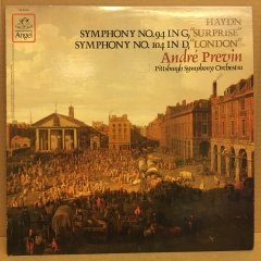HAYDN SYMPHONY NO 94 & 104 ANDRE PREVIN 2.EL PLAK