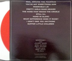THE SMITHS - SMITHS (1984) - LP UNOFFICIAL RED COLOURED EDITION SIFIR PLAK