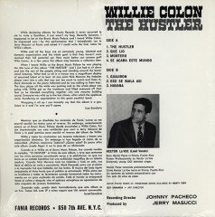 WILLIE COLON - THE HUSTLER (1968) - LP LATIN SIFIR PLAK