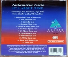 TADAMITSU SAITO - IT'S ABOUT TIME (1994) - CD ACCESS MUSIC LABEL 2.EL
