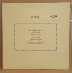 BOCCHERINI - STRING QUARTETS / STRADIVARI QUARTET (1966) - LP 2.EL PLAK