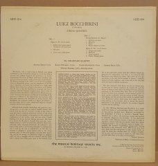 BOCCHERINI - STRING QUARTETS / STRADIVARI QUARTET (1966) - LP 2.EL PLAK