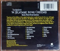 THE NIGHTMARE BEFORE CHRISTMAS SOUNDTRACK / DANNY ELFMAN (1993) - CD 2.EL