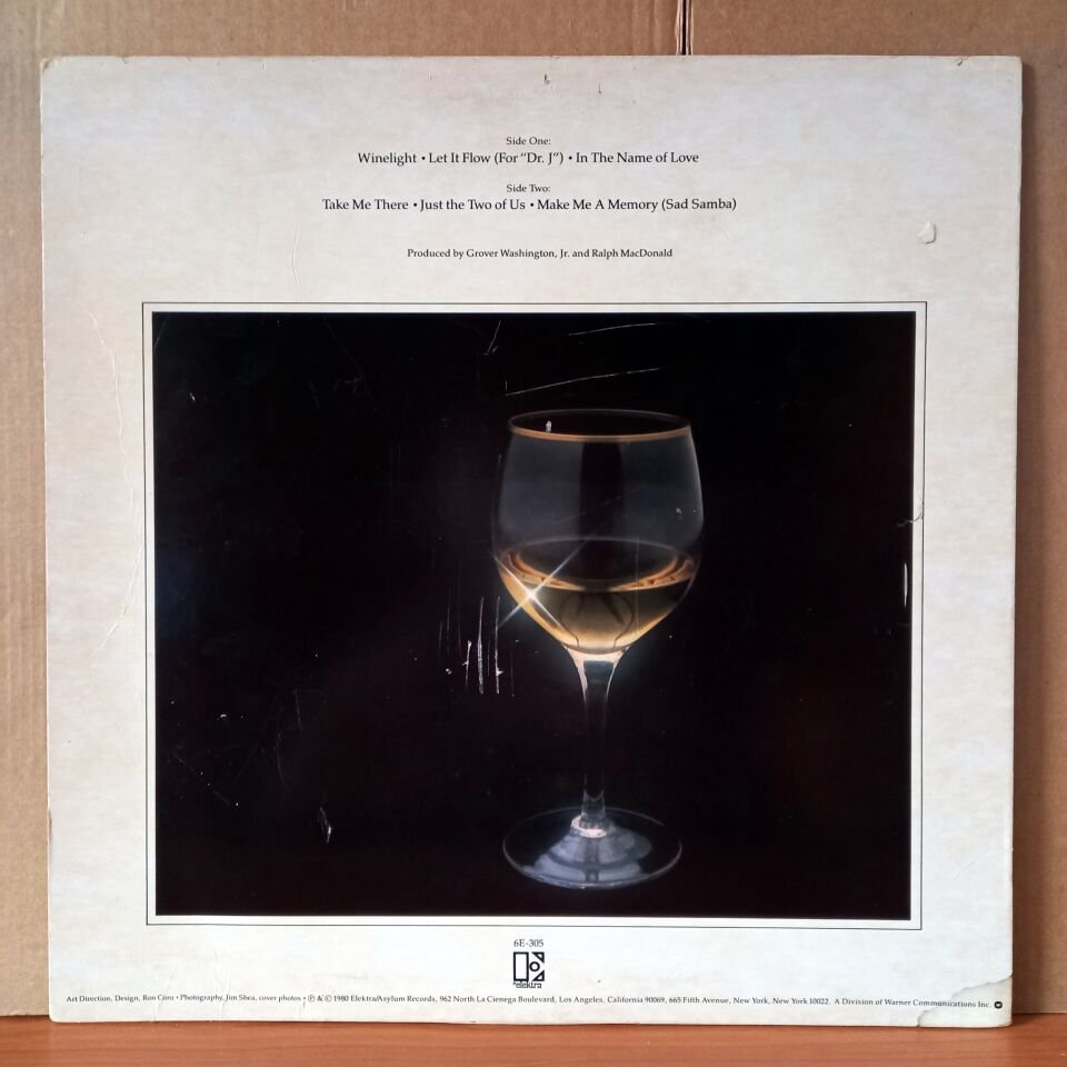 GROVER WASHINGTON, JR. – WINELIGHT (1980) - LP 2.EL PLAK