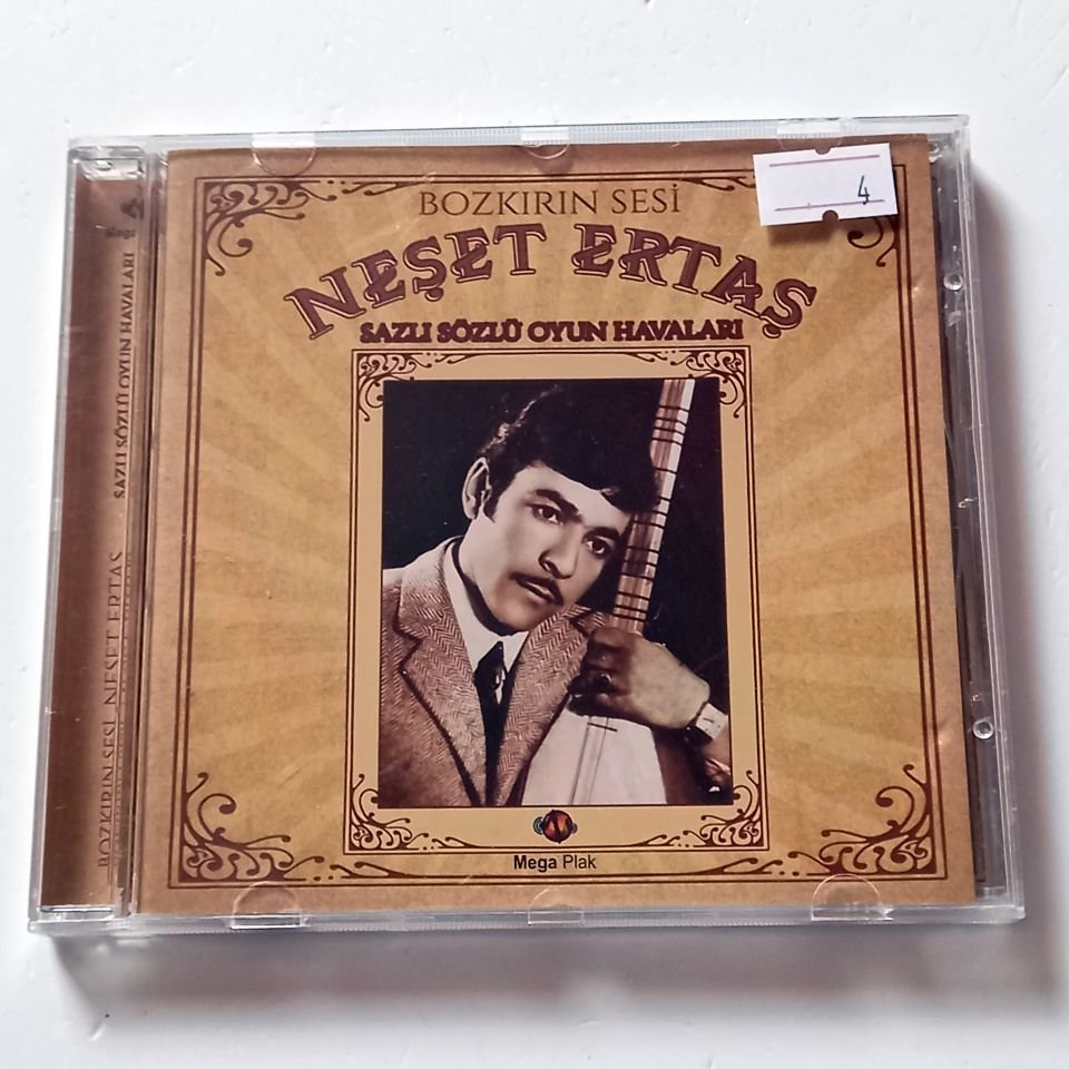 NEŞET ERTAŞ - SAZLI SÖZLÜ OYUN HAVALARI - CD MEGA PLAK 2.EL