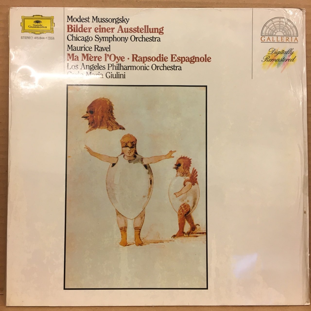 MUSSORGSKY PICTURES AT AN EXHIBITION / RAVEL MA MERE L'OYE, CARLO MARIA GIULINI 1986 2.EL PLAK