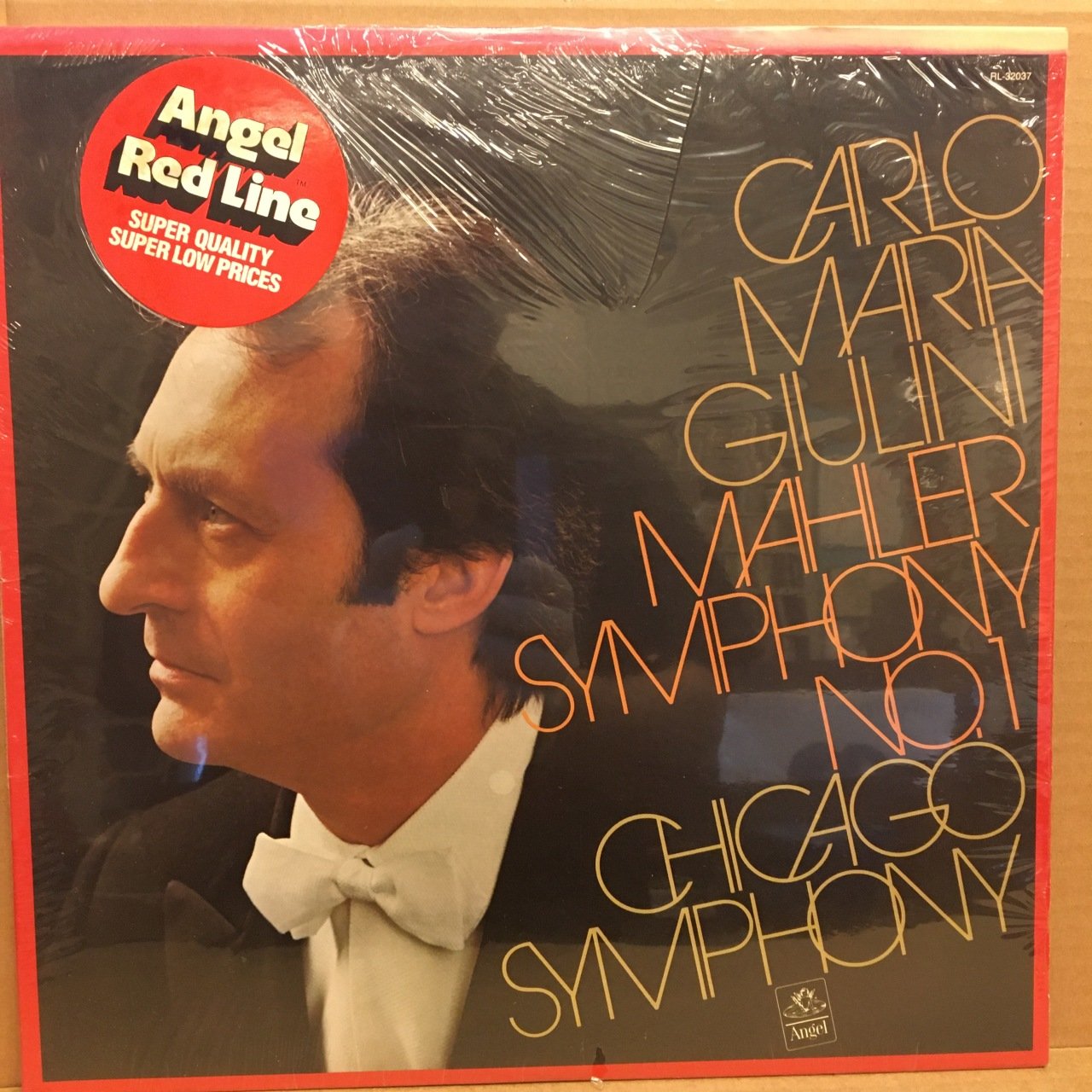 MAHLER SYMPHONY NO 1 CARLO MARIA GIULINI SIFIR PLAK